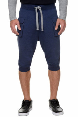 2(X)IST Denim-Heather French Terry Cropped Cargo Pant thumbnail 2