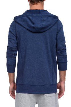 2(X)IST Denim Heather French Terry Zip-Up Hoodie thumbnail 2