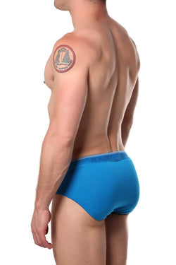 2(X)IST Directoire-Blue Essential Cotton-Stretch Contour-Pouch No-Show Brief thumbnail 2