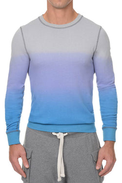 2(X)IST Directoire-Blue/Spectrum Dip-Dyed Crew-Neck Pullover thumbnail 1