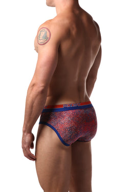 2(X)IST Dot Orange Graphic Cotton Brief thumbnail 2