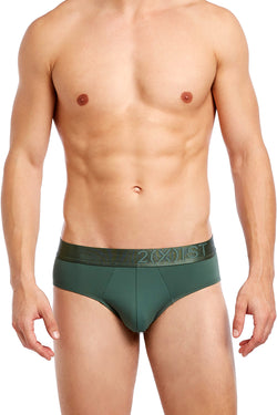 2(X)IST Duck-Green Electric No-Show Brief thumbnail 1
