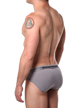 2(X)IST Earl-Grey Essential Cotton-Stretch Contour-Pouch No-Show Brief thumbnail 2
