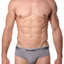 2(X)IST Earl-Grey Essential Cotton-Stretch Contour-Pouch No-Show Brief