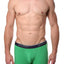 2(X)IST Emerald-Green Essential Cotton-Stretch Boxer Brief