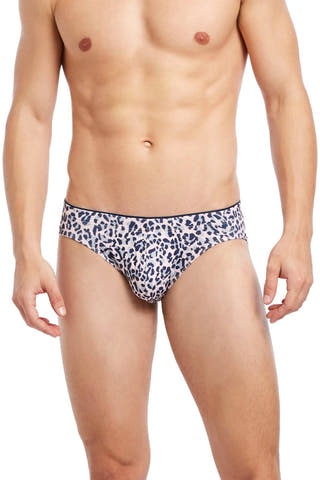 2(X)IST English-Rose Cheetah-Print Sliq Micro Brief
