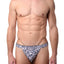2(X)IST English-Rose Cheetah-Print Sliq-Micro Y-Back Thong
