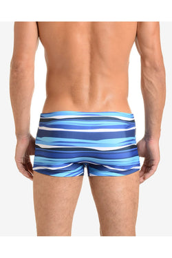2(X)IST Estate Blue Awning Stripe Swim Trunk thumbnail 2