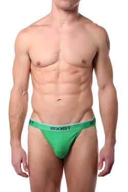 2(X)IST Estate Blue/Blue Atoll/Gem Green Cotton Stretch 3-Pack Jockstraps thumbnail 3