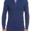 2(X)IST Estate-Blue Core Waffle Henley