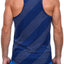 2(X)IST Estate-Blue Dot-Print Trainer Tech Racerback Tank