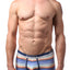 2(X)IST Festive Stripe Cotton Stretch No Show Trunk