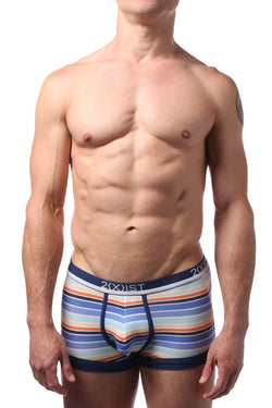 2(X)IST Festive Stripe Cotton Stretch No Show Trunk thumbnail 1