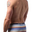 2(X)IST Festive Stripe Cotton Stretch No Show Trunk