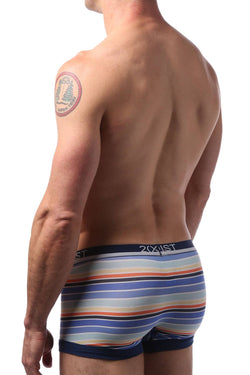 2(X)IST Festive Stripe Cotton Stretch No Show Trunk thumbnail 2