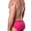 2(X)IST Fuchsia Essential Cotton-Stretch Contour-Pouch No-Show Brief