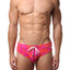 2(X)IST Fuchsia Purple Tie-Dye Floral Swim Brief