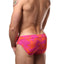 2(X)IST Fuchsia Purple Tie-Dye Floral Swim Brief
