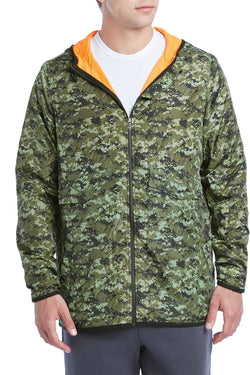 2(X)IST Green-Camo Hooded Travel Jacket thumbnail 2