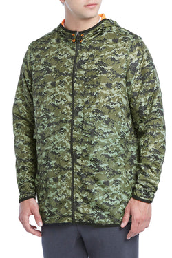2(X)IST Green-Camo Hooded Travel Jacket thumbnail 3