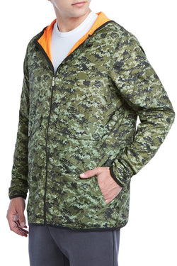 2(X)IST Green-Camo Hooded Travel Jacket thumbnail 1
