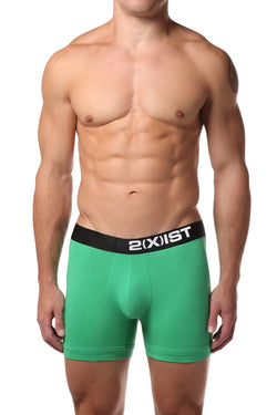 2(X)IST Green Electric Cotton Boxer Brief thumbnail 1