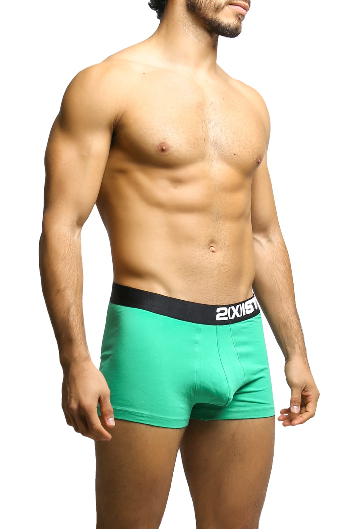 2(X)IST Green Electric Cotton Stretch Trunk