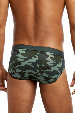 2(X)IST Green-Gables Camo Speed-Dri Mesh No-Show Brief thumbnail 4