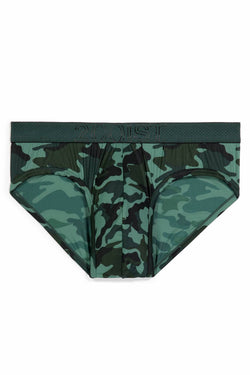 2(X)IST Green-Gables Camo Speed-Dri Mesh No-Show Brief thumbnail 3