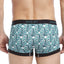 2(X)IST Green Palm-Print Graphic Cotton No-Show Trunk