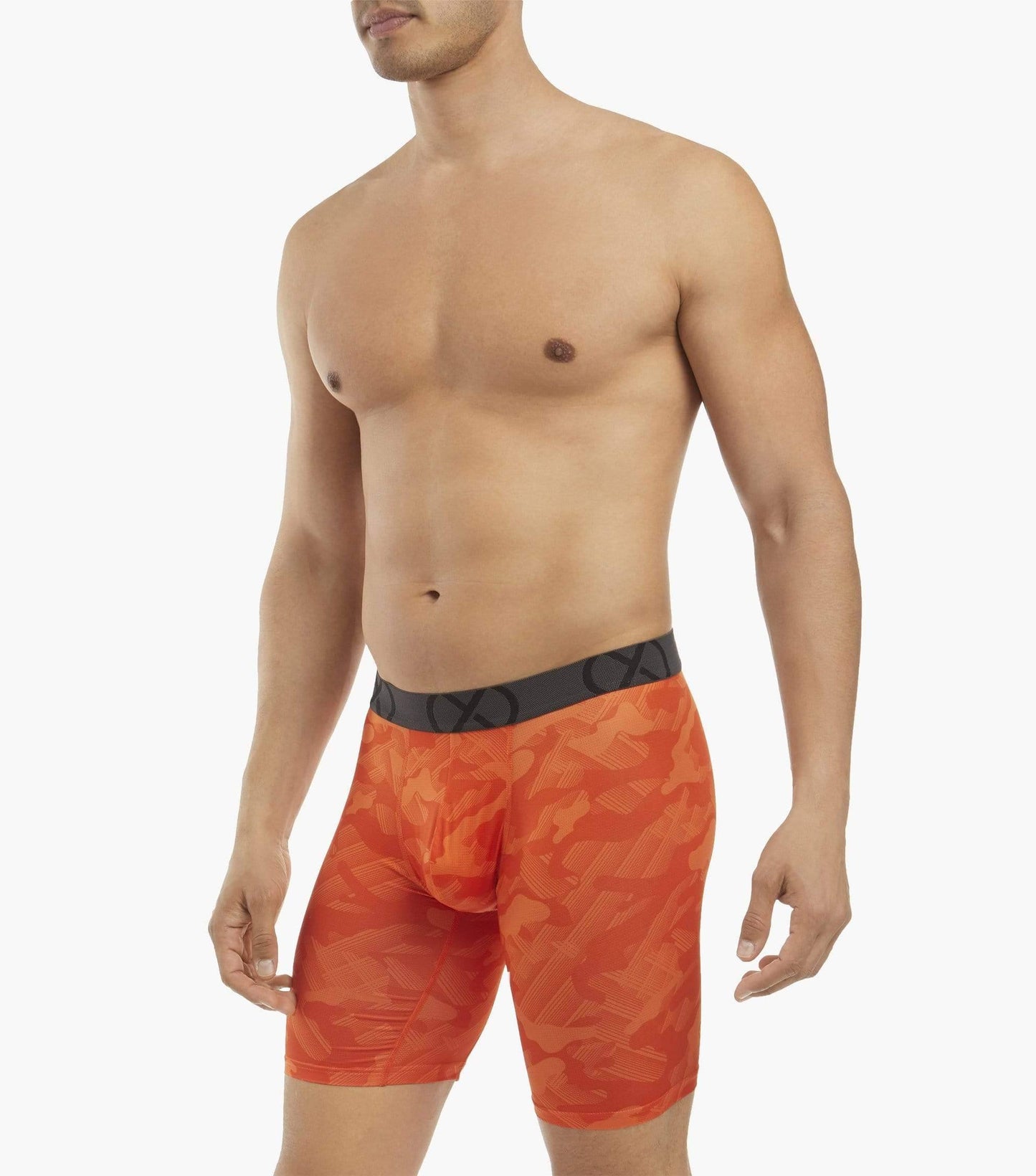 2(X)IST Grey 9" Sport Mesh Boxer Brief 3-pack
