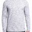 2(X)IST Grey-Heather Lounge Long-Sleeve Cotton T-shirt