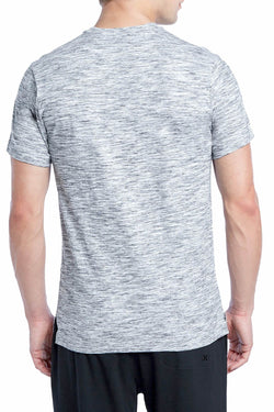 2(X)IST Grey-Heather Lounge Short-Sleeve Cotton T-Shirt thumbnail 3