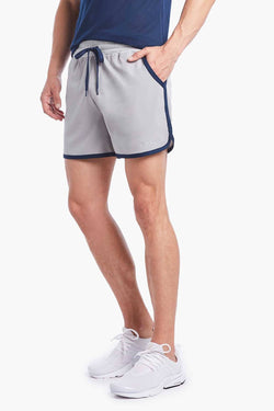 2(X)IST Grey/Navy Contrast-Binding Retro Jogger Short thumbnail 2