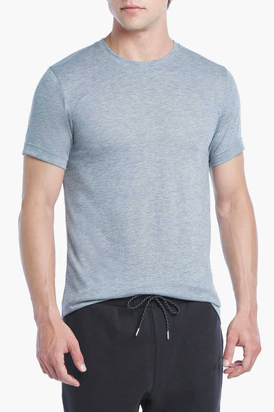 2(X)IST Heather Grey Core Mesh Crewneck Tee