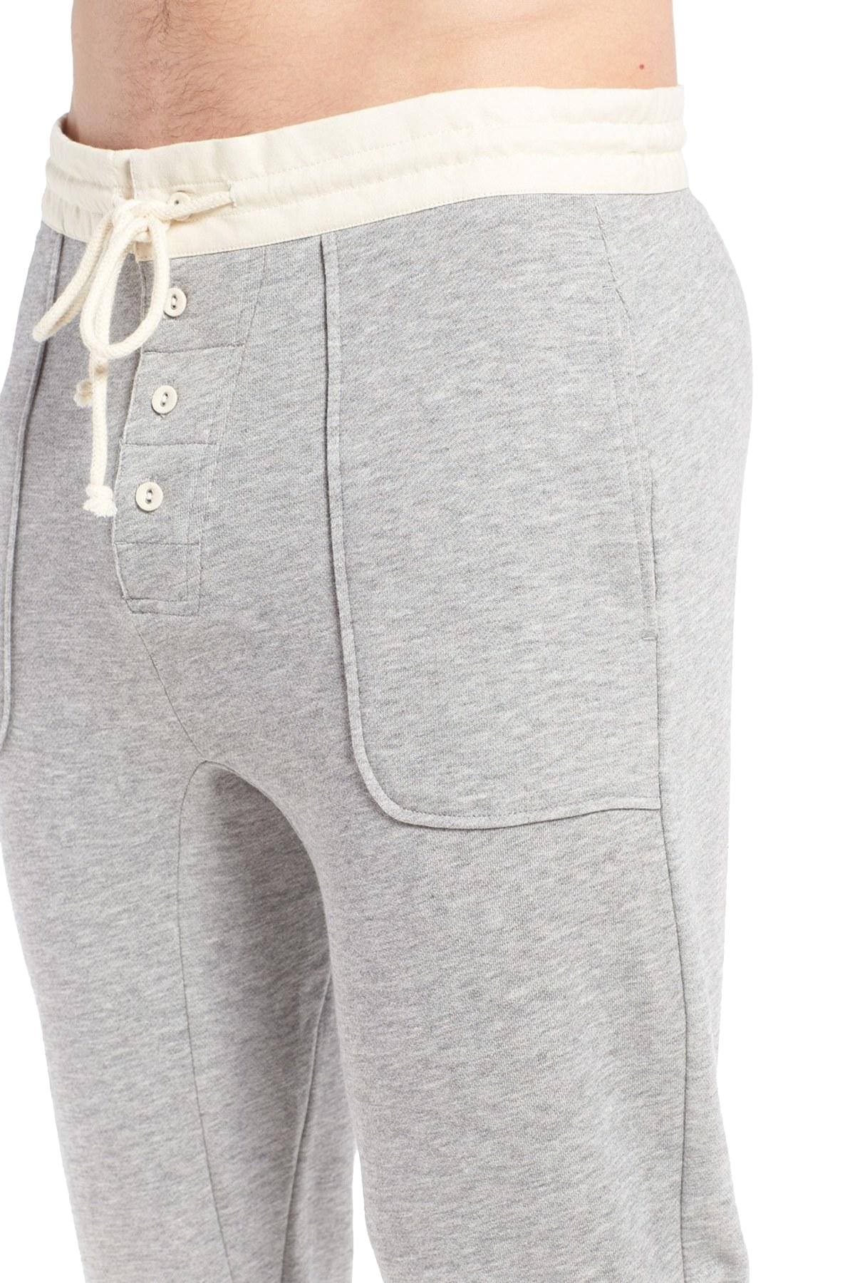 2(X)IST Heather-Grey Heritage Cotton-Blend Jogger Pant
