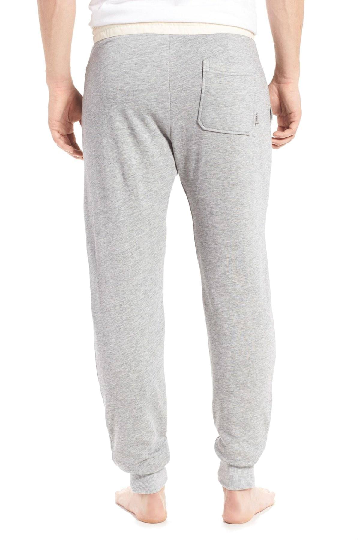 2(X)IST Heather-Grey Heritage Cotton-Blend Jogger Pant