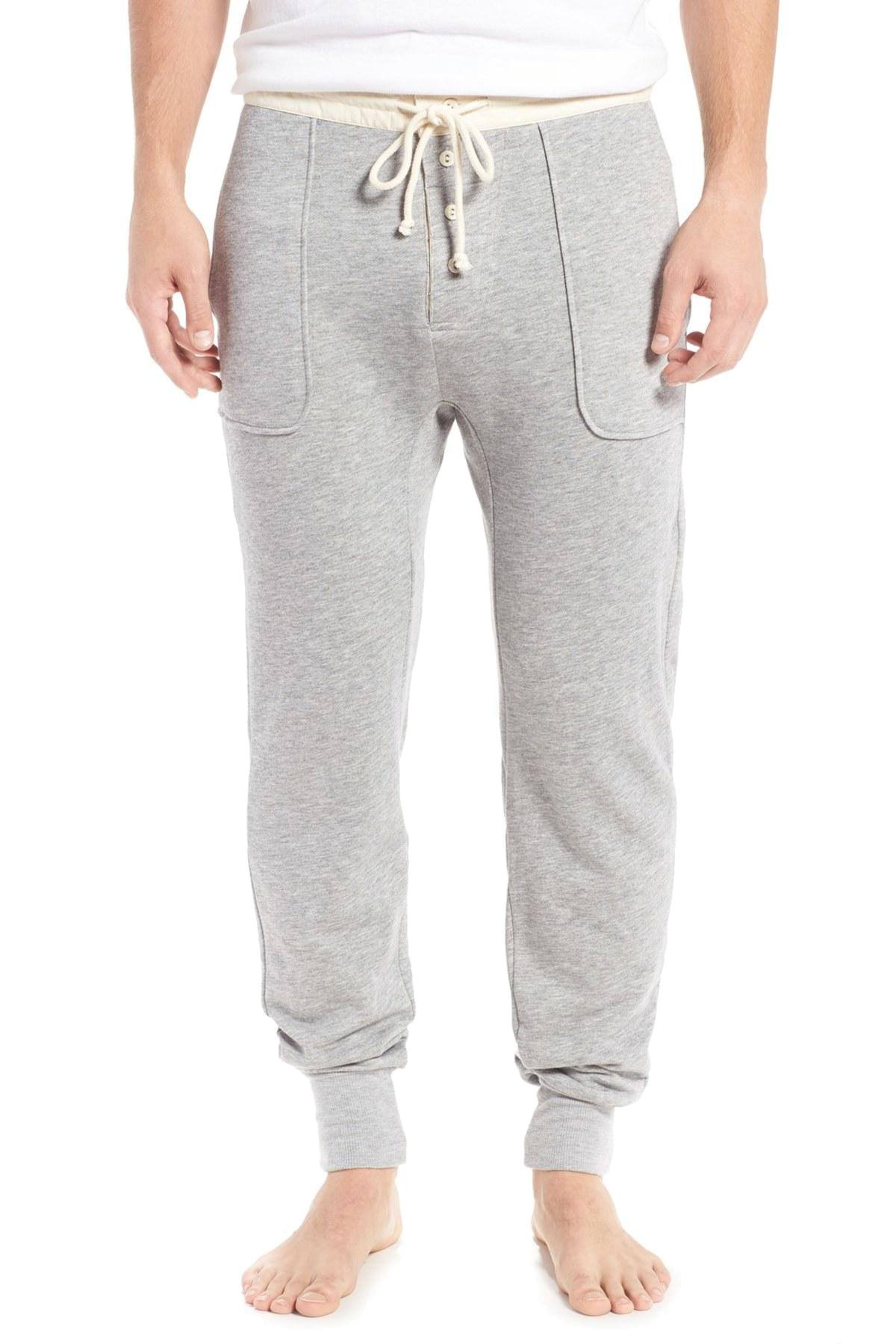 2(X)IST Heather-Grey Heritage Cotton-Blend Jogger Pant