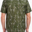 2(X)IST Jungle-Leaf Printed Linen Urban-Jungle Camp Shirt