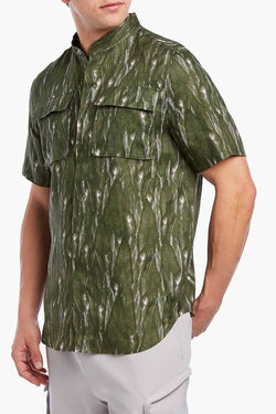2(X)IST Jungle-Leaf Printed Linen Urban-Jungle Camp Shirt thumbnail 2