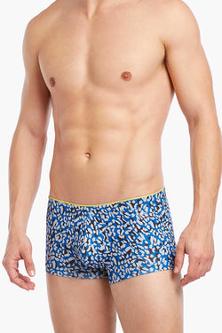 2(X)IST Lapis Blue Cheetah Print Sliq Micro Trunk thumbnail 2