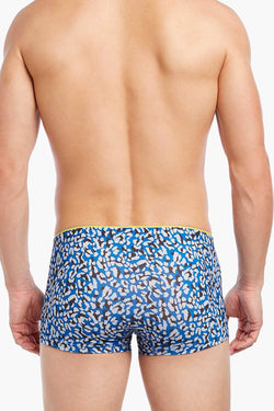 2(X)IST Lapis Blue Cheetah Print Sliq Micro Trunk thumbnail 3