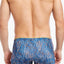 2(X)IST Lapis-Blue Layered Zebra Print Sliq Micro Trunk