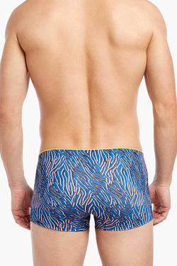 2(X)IST Lapis-Blue Layered Zebra Print Sliq Micro Trunk thumbnail 3