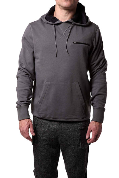 2(X)IST Lead-Grey/Black Two-Tone Lounge Hoodie