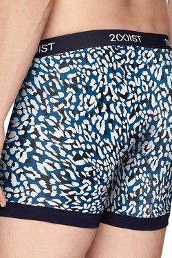 2(X)IST Legion-Blue Cheetah-Print Graphic Cotton Boxer Brief thumbnail 2