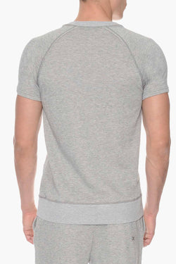 2(X)IST Light Heather Grey Crewneck Short Sleeve Sweatshirt thumbnail 3