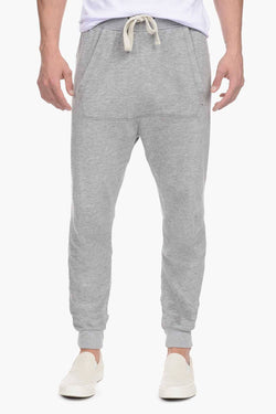 2(X)IST Light Heather Grey French Terry Drop-Inseam Pant thumbnail 1