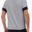 2(X)IST Light Heather Grey Short Sleeve V-Neck Sweatshirt