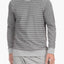 2(X)IST Light/Medium Heather-Grey Striped French-Terry Crew-Neck Sweatshirt